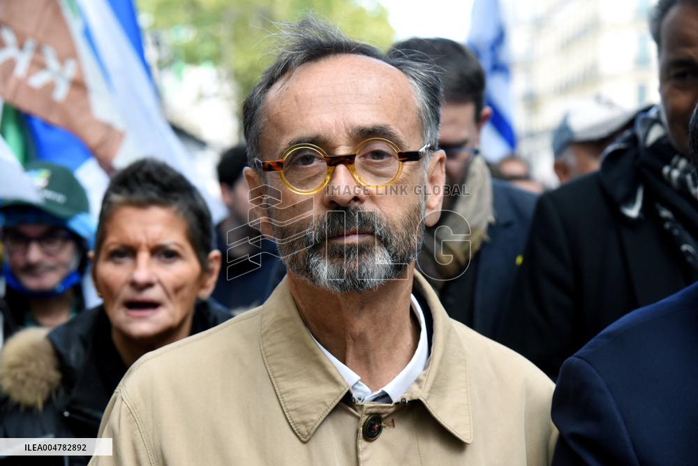 The Tous 7 Octobre Association Organizes A March For Hostages Held By Hamas - Paris