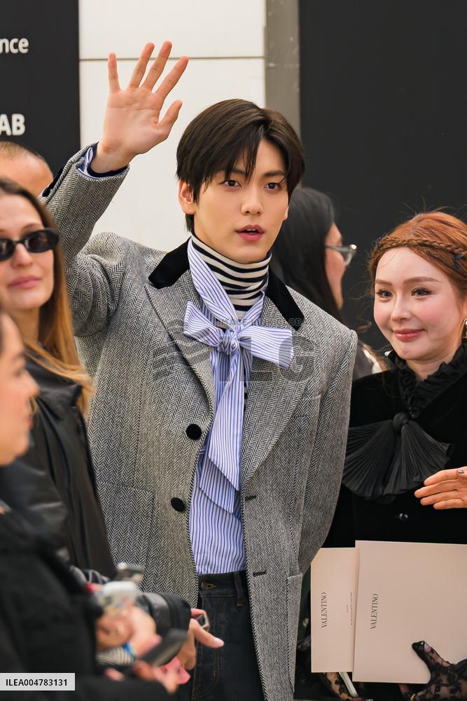 PFW Valentino Outside Arrivals