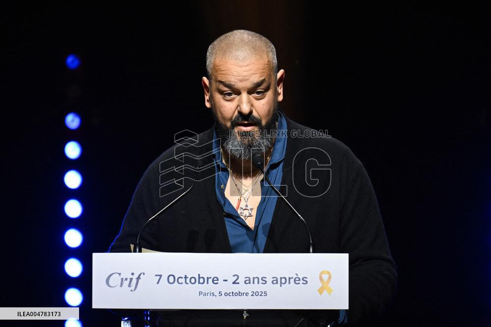 Tribute Evening For October 7 Victims - Paris
