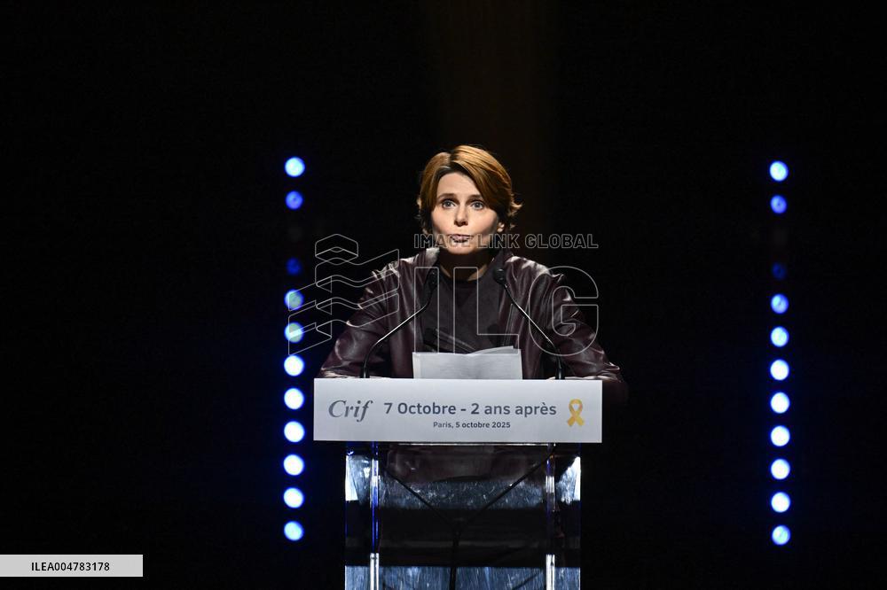 Tribute Evening For October 7 Victims - Paris