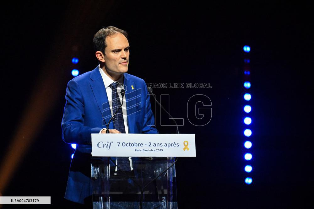 Tribute Evening For October 7 Victims - Paris