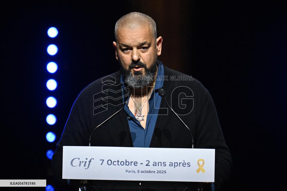 Tribute Evening For October 7 Victims - Paris