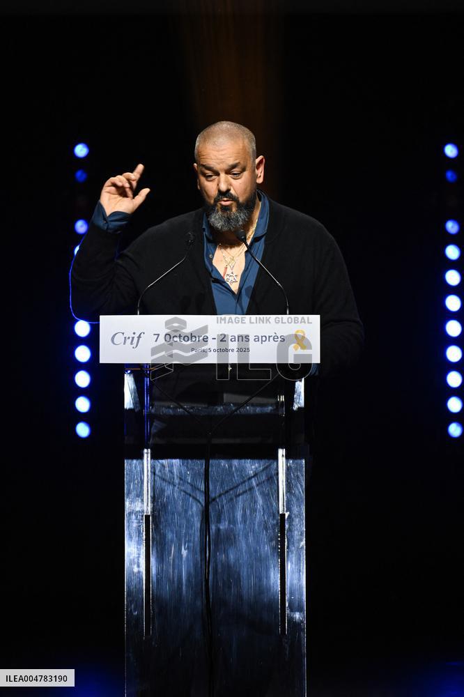 Tribute Evening For October 7 Victims - Paris