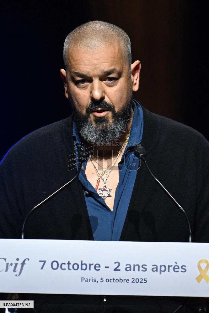 Tribute Evening For October 7 Victims - Paris