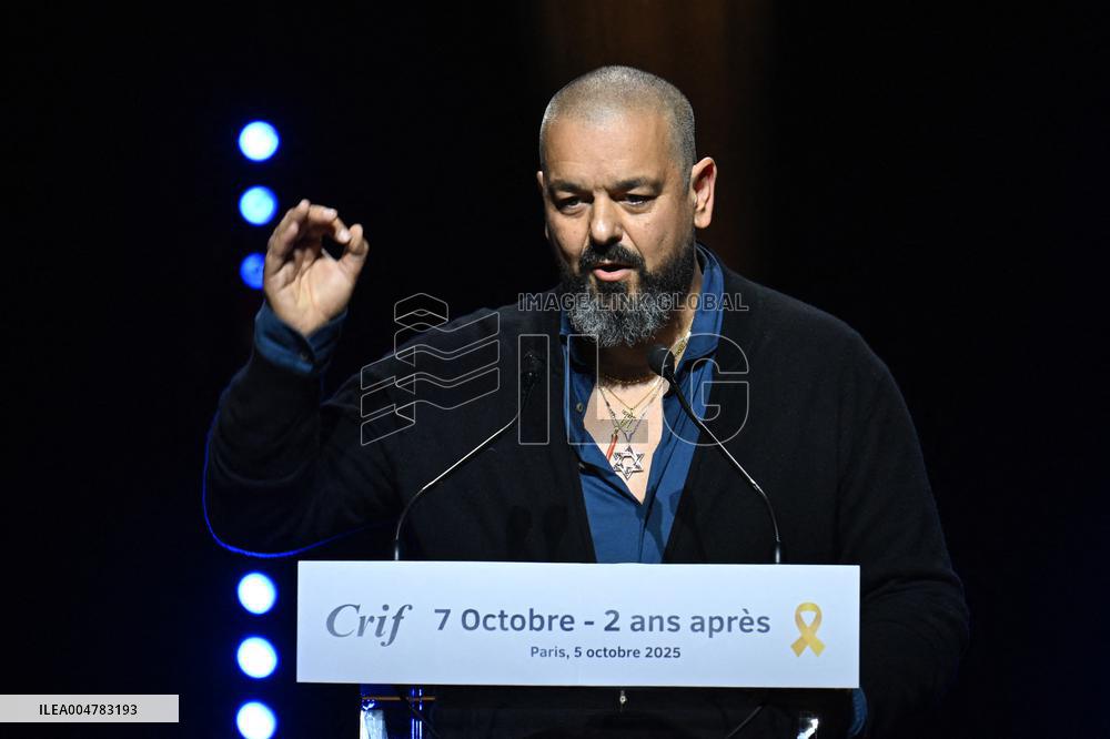 Tribute Evening For October 7 Victims - Paris