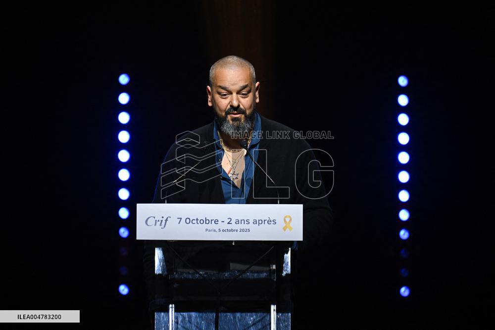 Tribute Evening For October 7 Victims - Paris