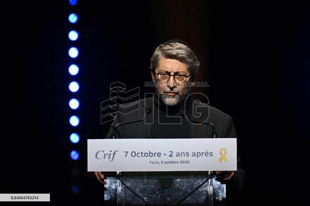 Tribute Evening For October 7 Victims - Paris