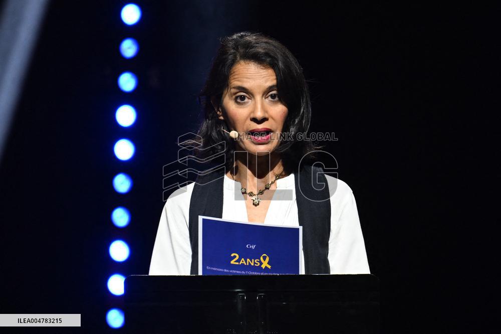 Tribute Evening For October 7 Victims - Paris