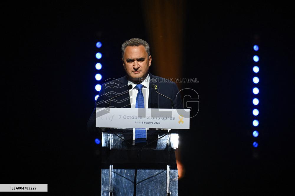 Tribute Evening For October 7 Victims - Paris