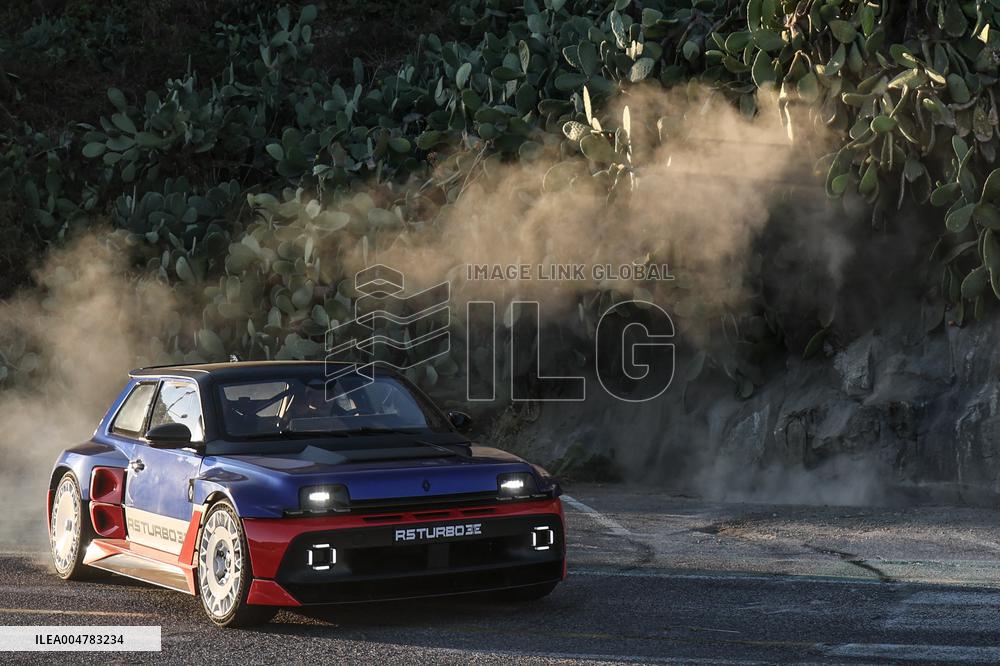The New Renault 5 Turbo 3E Unveiled On The Calvi Harbour