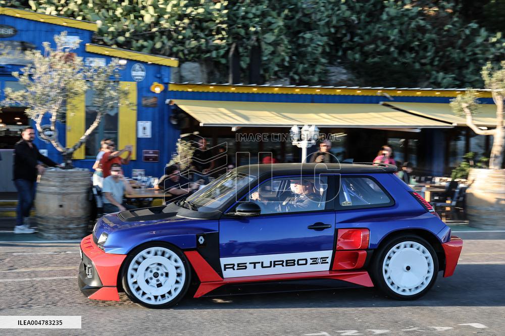 The New Renault 5 Turbo 3E Unveiled On The Calvi Harbour