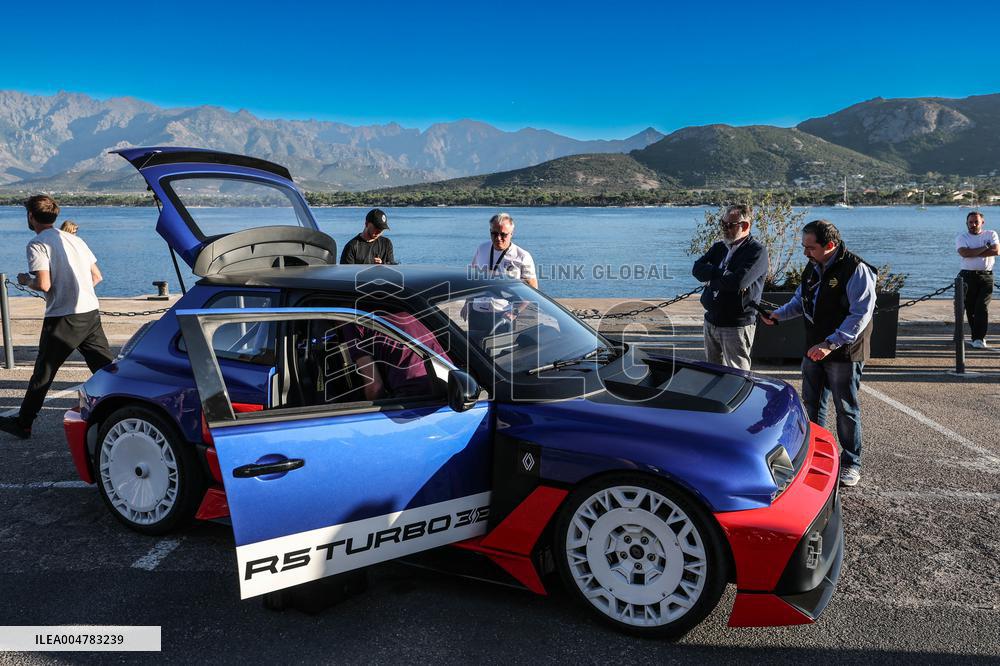 The New Renault 5 Turbo 3E Unveiled On The Calvi Harbour