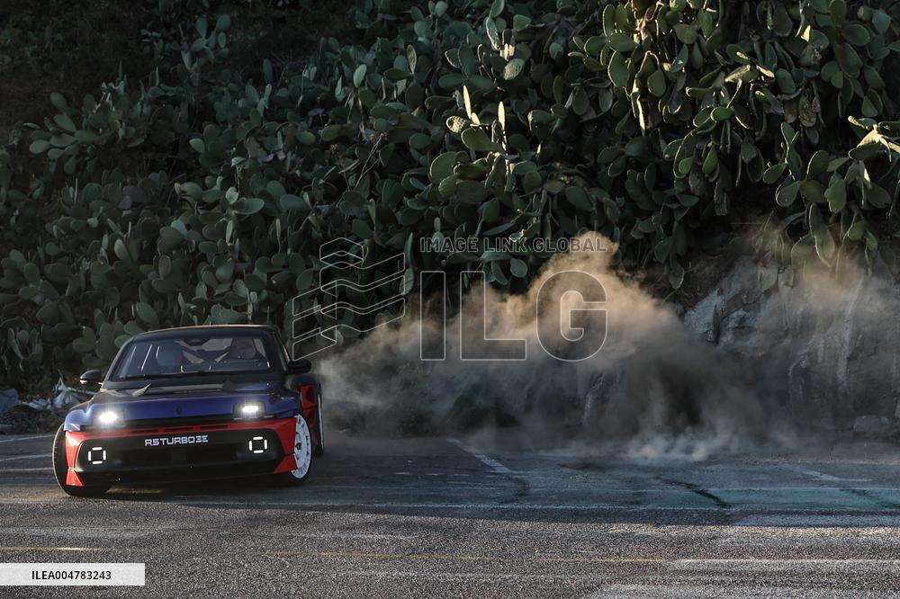The New Renault 5 Turbo 3E Unveiled On The Calvi Harbour