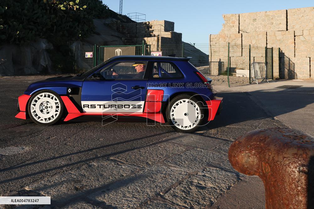 The New Renault 5 Turbo 3E Unveiled On The Calvi Harbour