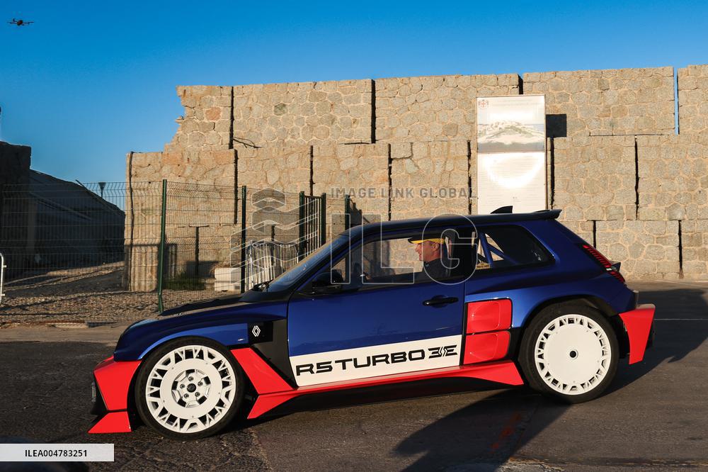 The New Renault 5 Turbo 3E Unveiled On The Calvi Harbour