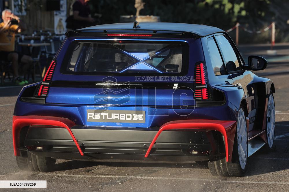 The New Renault 5 Turbo 3E Unveiled On The Calvi Harbour