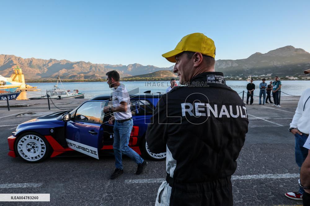 The New Renault 5 Turbo 3E Unveiled On The Calvi Harbour
