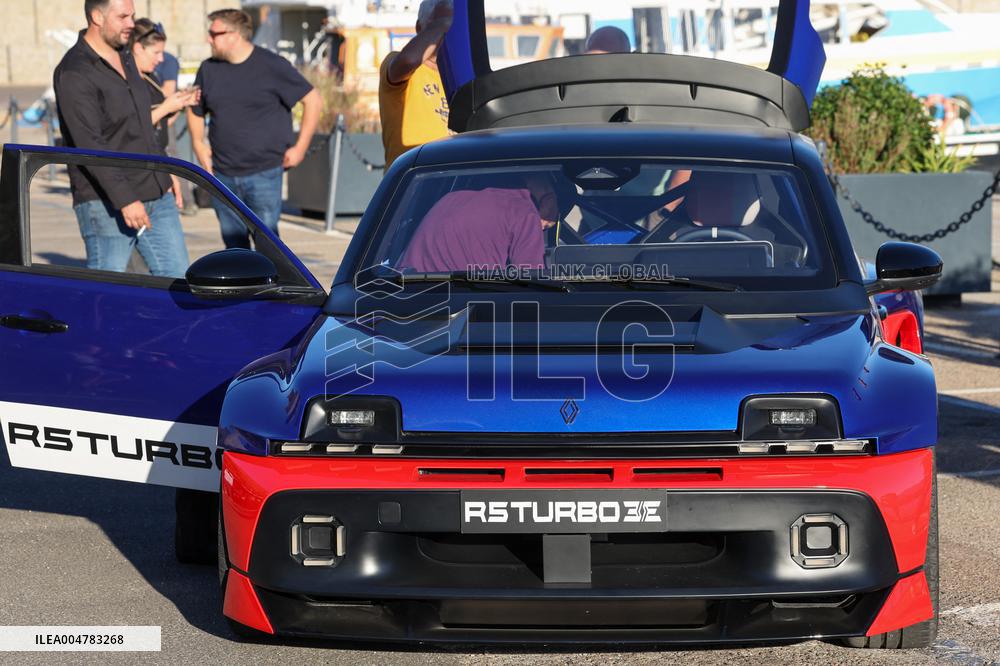The New Renault 5 Turbo 3E Unveiled On The Calvi Harbour