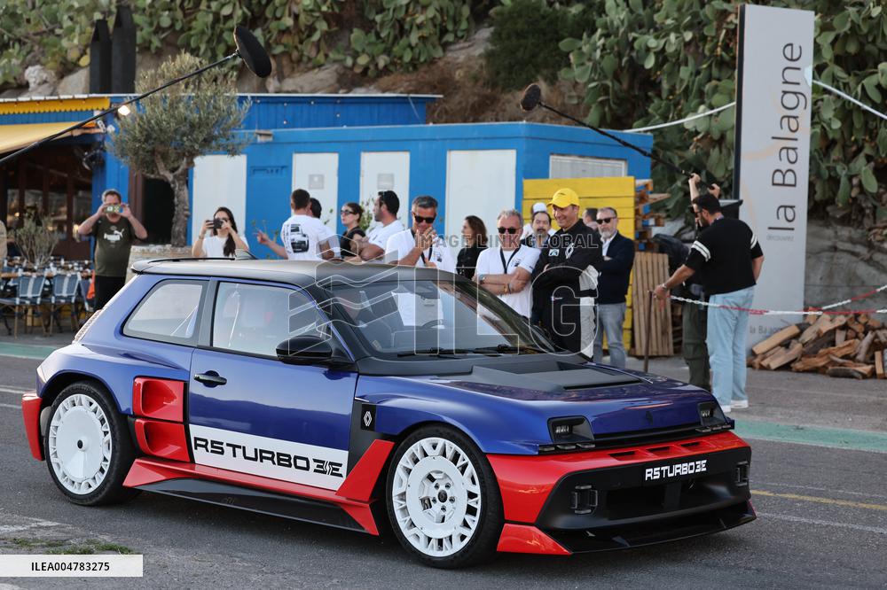 The New Renault 5 Turbo 3E Unveiled On The Calvi Harbour