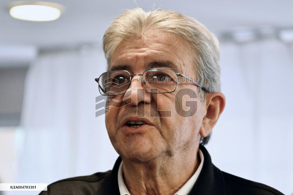 Jean Luc Melenchon And Emmanuel Fernandes LFI - Strasbourg