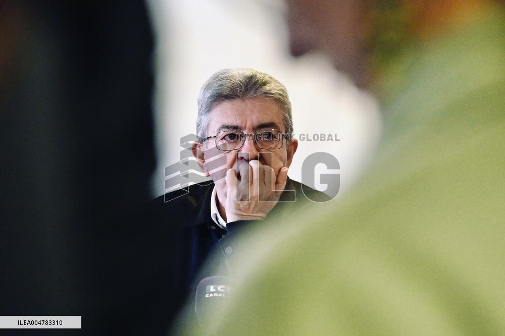 Jean Luc Melenchon And Emmanuel Fernandes LFI - Strasbourg