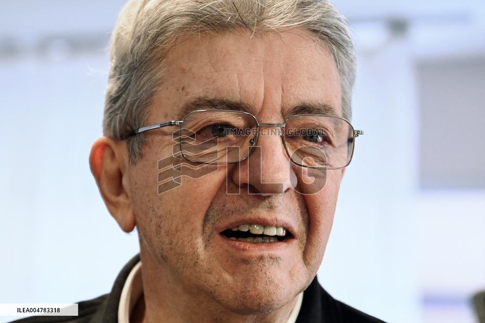 Jean Luc Melenchon And Emmanuel Fernandes LFI - Strasbourg