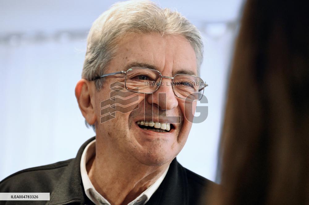 Jean Luc Melenchon And Emmanuel Fernandes LFI - Strasbourg