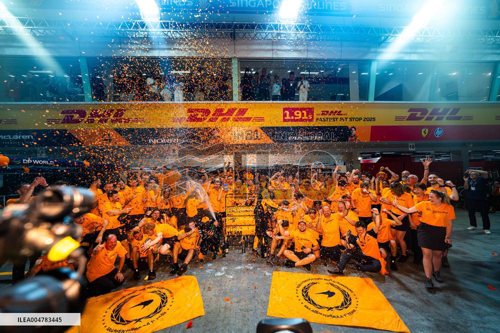 Singapore Grand Prix 2025 - Team Celebrations