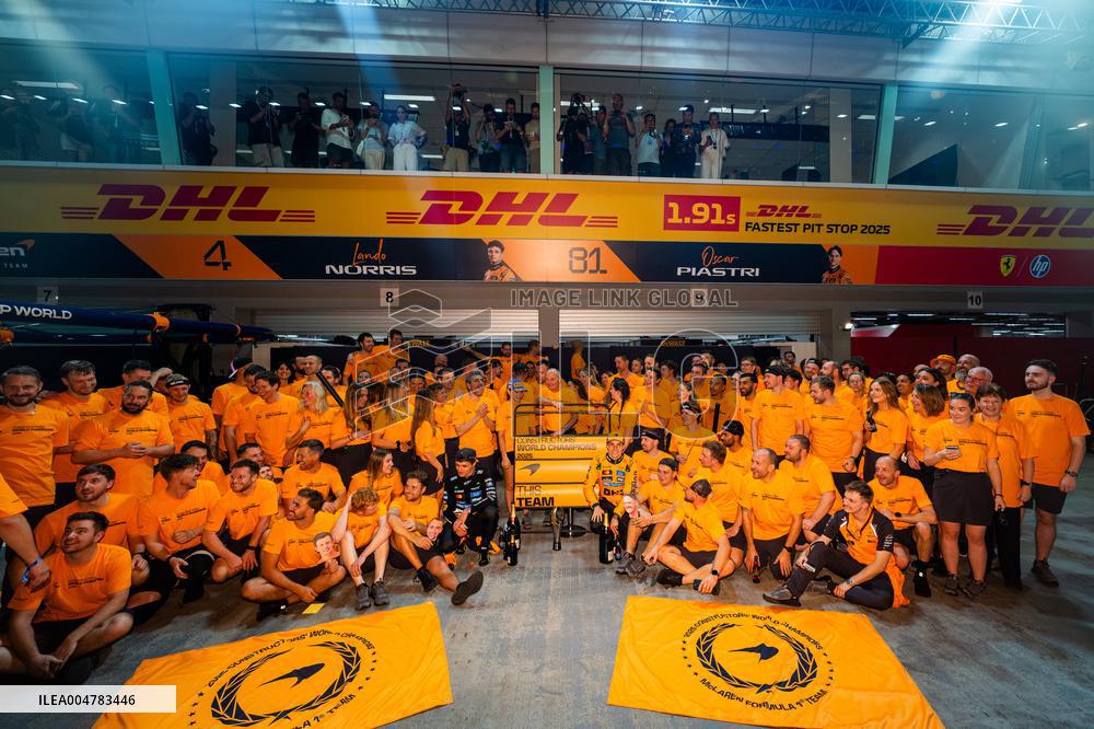 Singapore Grand Prix 2025 - Team Celebrations