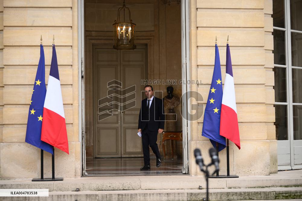 Statement by French Outgoing Prime Minister Sebastien Lecornu After Resignation - Paris