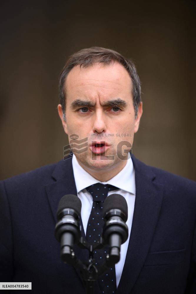 Statement by French Outgoing Prime Minister Sebastien Lecornu After Resignation - Paris