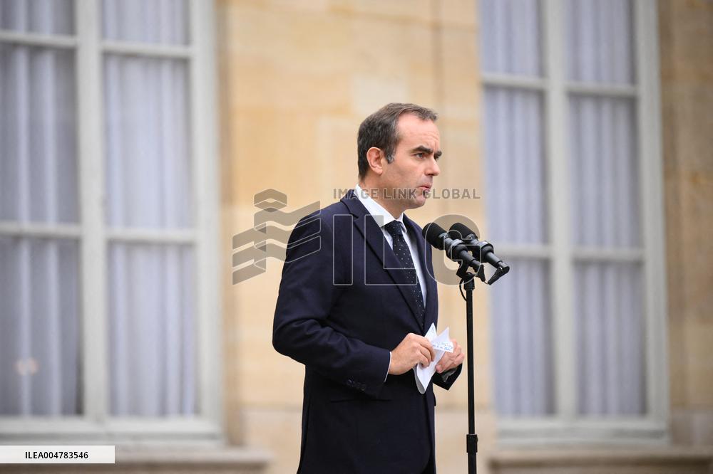 Statement by French Outgoing Prime Minister Sebastien Lecornu After Resignation - Paris