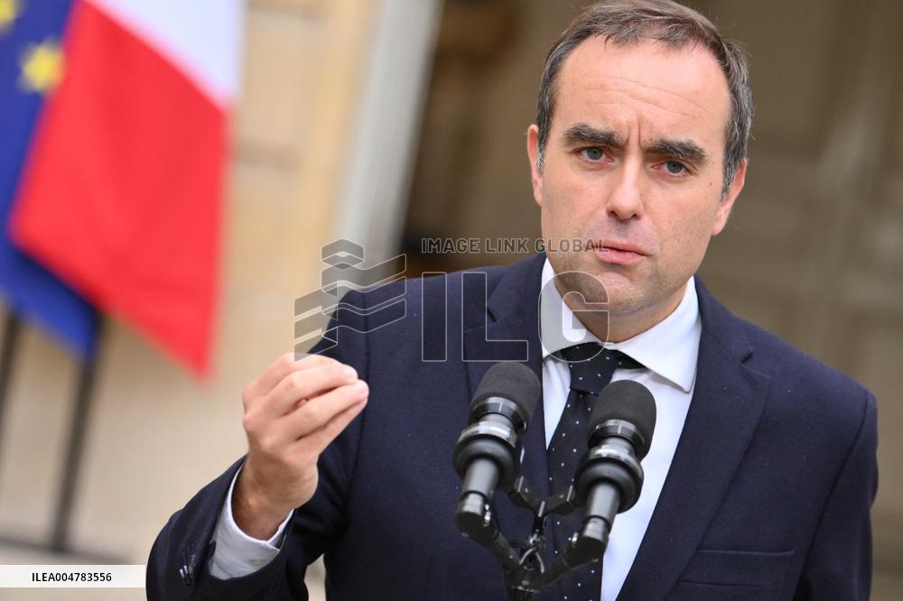 Statement by French Outgoing Prime Minister Sebastien Lecornu After Resignation - Paris