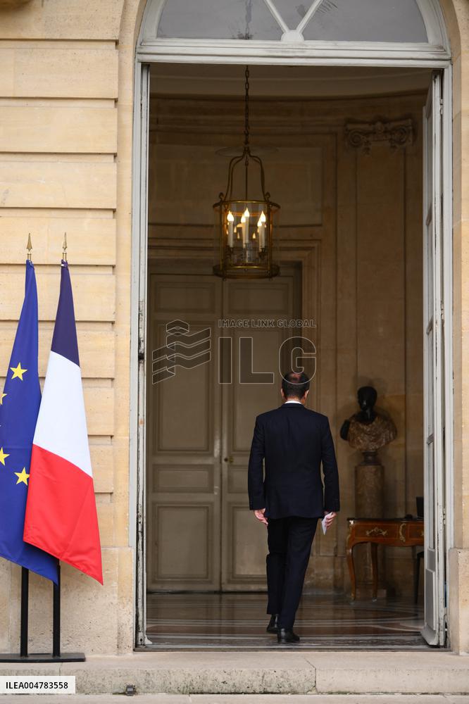Statement by French Outgoing Prime Minister Sebastien Lecornu After Resignation - Paris
