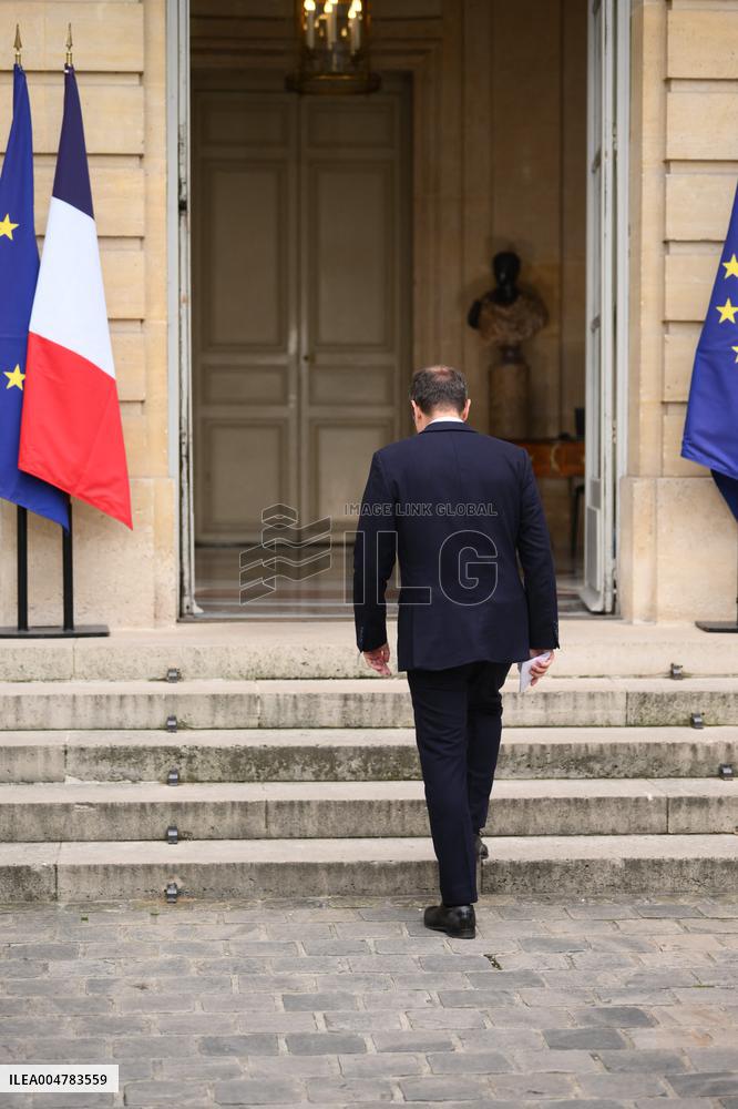 Statement by French Outgoing Prime Minister Sebastien Lecornu After Resignation - Paris
