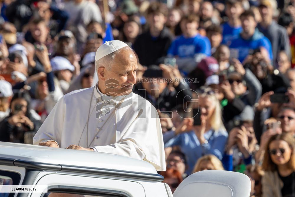 Pope Leo XIV At The Jubilee Audience of the Missionary World and Migrants - Vatican