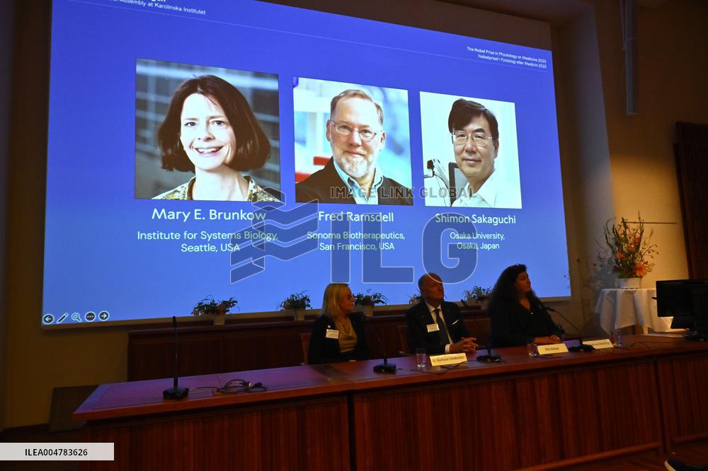 THE NOBEL PRIZE IN PHYSIOLOGY OR MEDICINE IS AWARDED