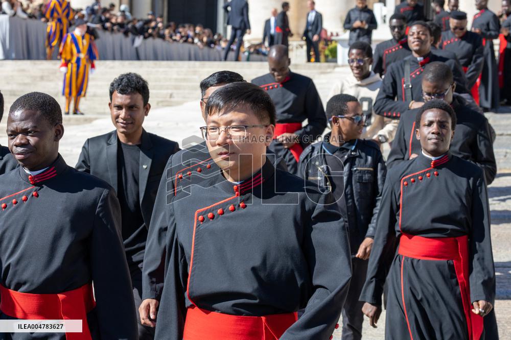 Pope Leo XIV At The Jubilee Audience of the Missionary World and Migrants - Vatican