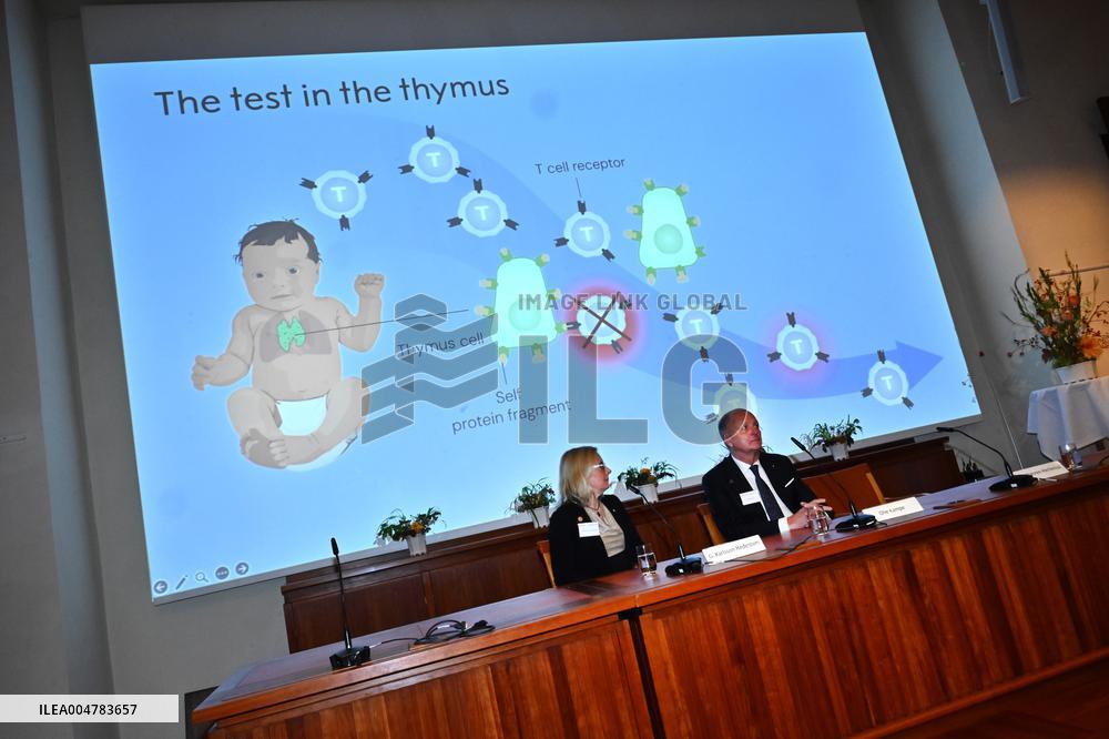 THE NOBEL PRIZE IN PHYSIOLOGY OR MEDICINE IS AWARDED