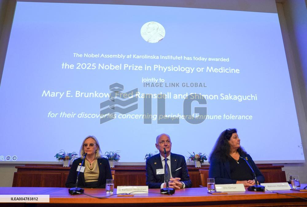 2025 Nobel Prize In Physiology Or Medicine Laureates Announcement - Sweden
