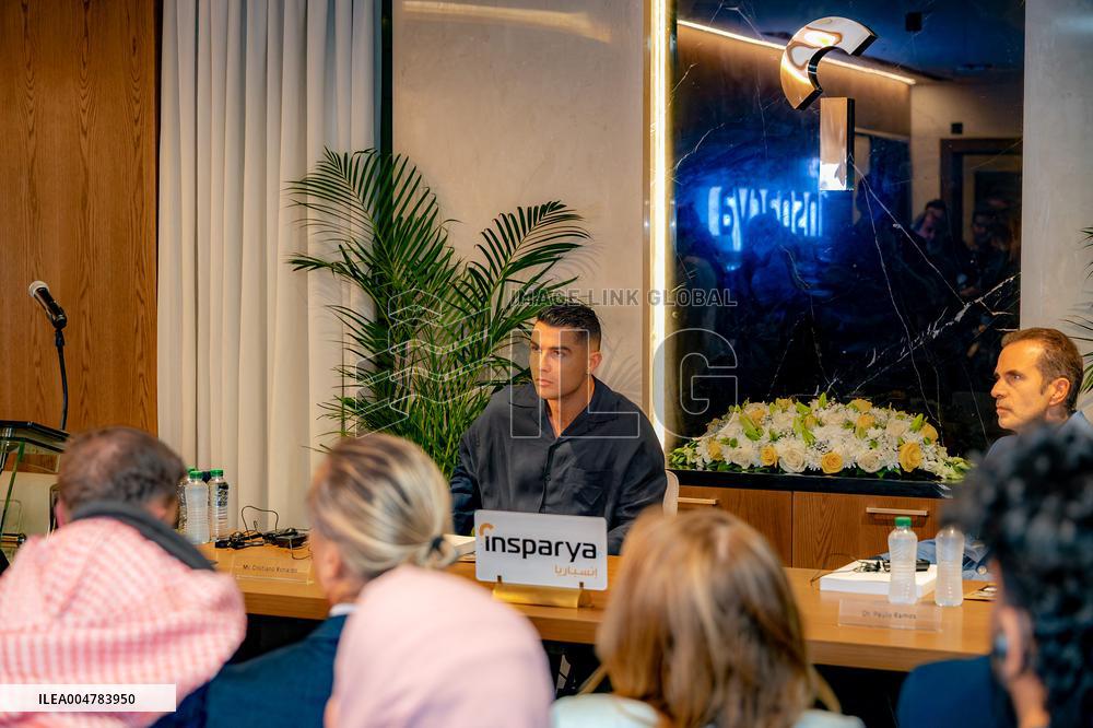 Cristiano Ronaldo Inaugurates His 15th Hair Clinic - Riyadh