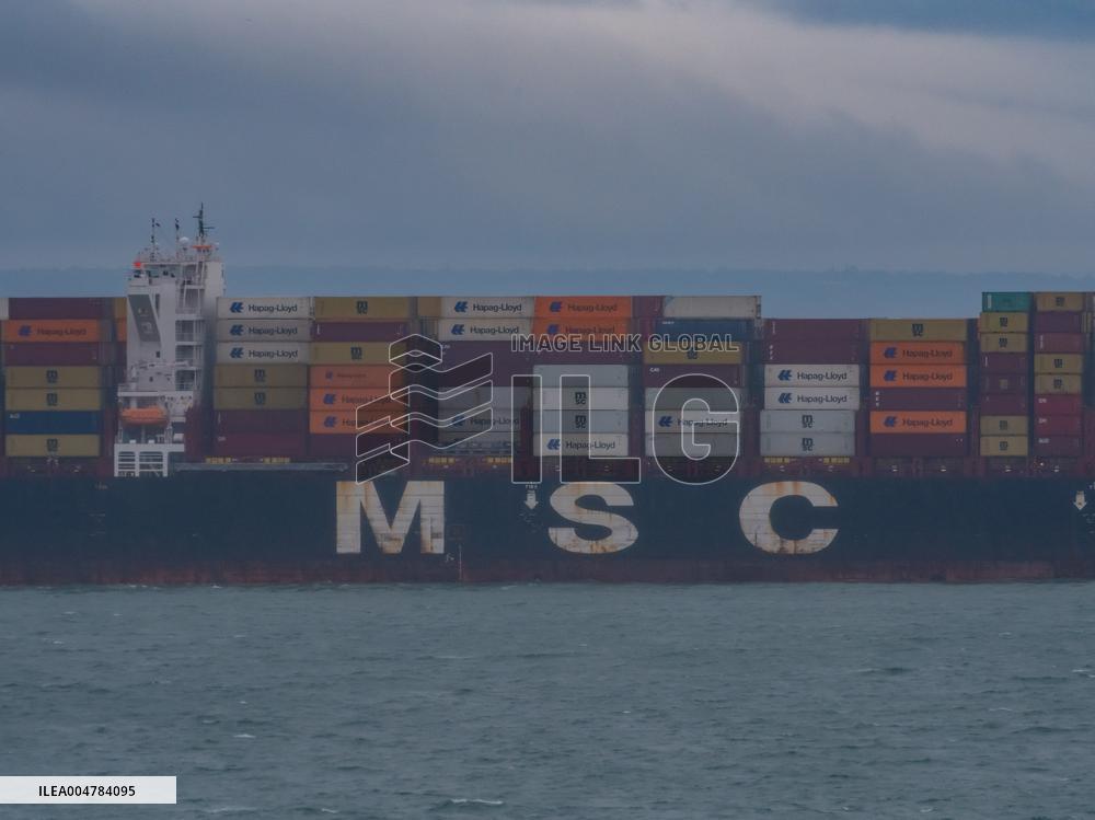 International Maritime Traffic At The Port Of Le Havre - France