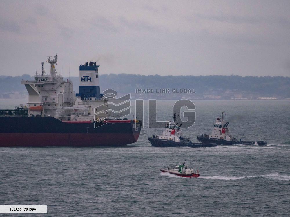 International Maritime Traffic At The Port Of Le Havre - France