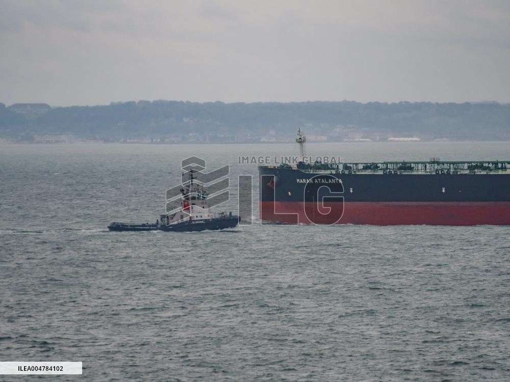 International Maritime Traffic At The Port Of Le Havre - France