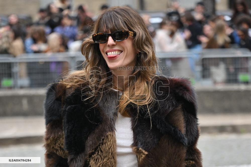PFW Miu Miu Outside Arrivals