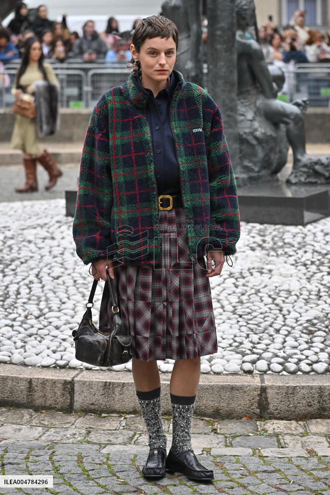 PFW Miu Miu Outside Arrivals