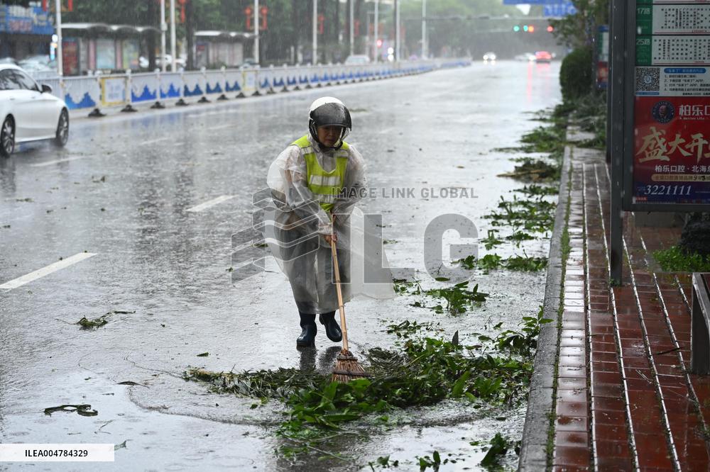 Typhoon Matmo Landfall - China