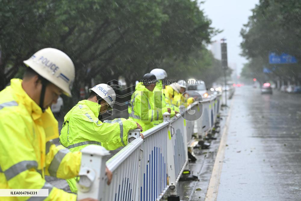 Typhoon Matmo Landfall - China