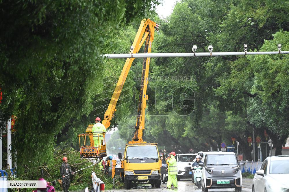 Typhoon Matmo Landfall - China