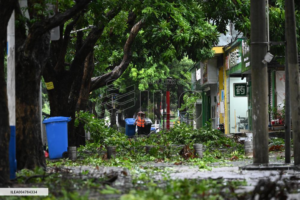 Typhoon Matmo Landfall - China